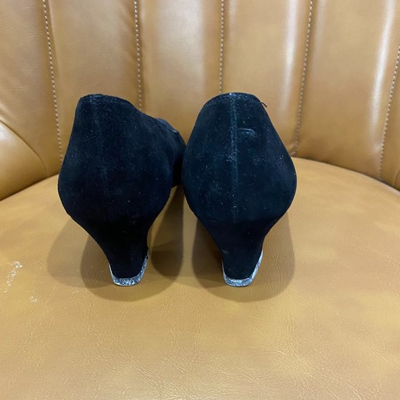 Salvatore Ferragamo Black Suede Shoes - Picture 3 of 3